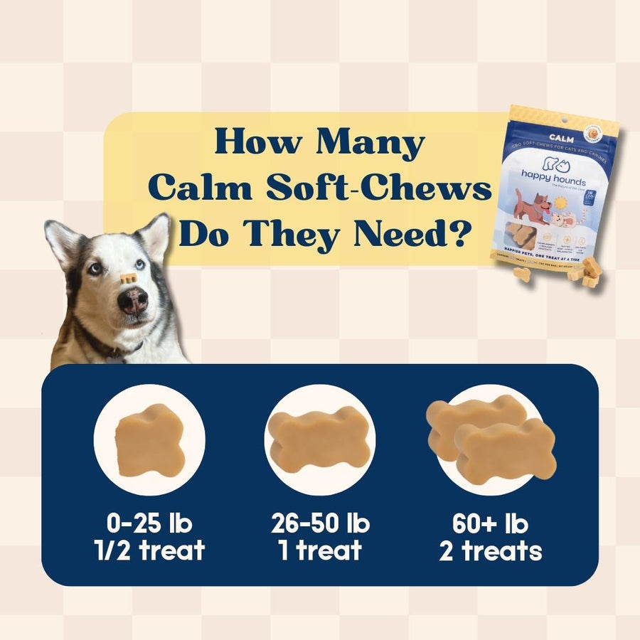 CBD-for-dogs-dosage-guide-happy-hounds-calm-peanut-butter-chews-for-dogs-anxiety